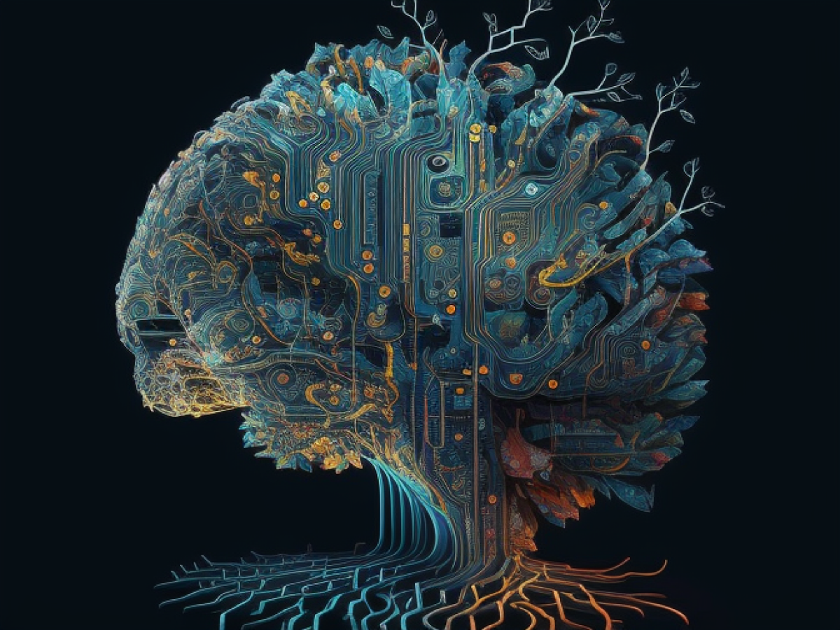 illustration of an artificial neural network.